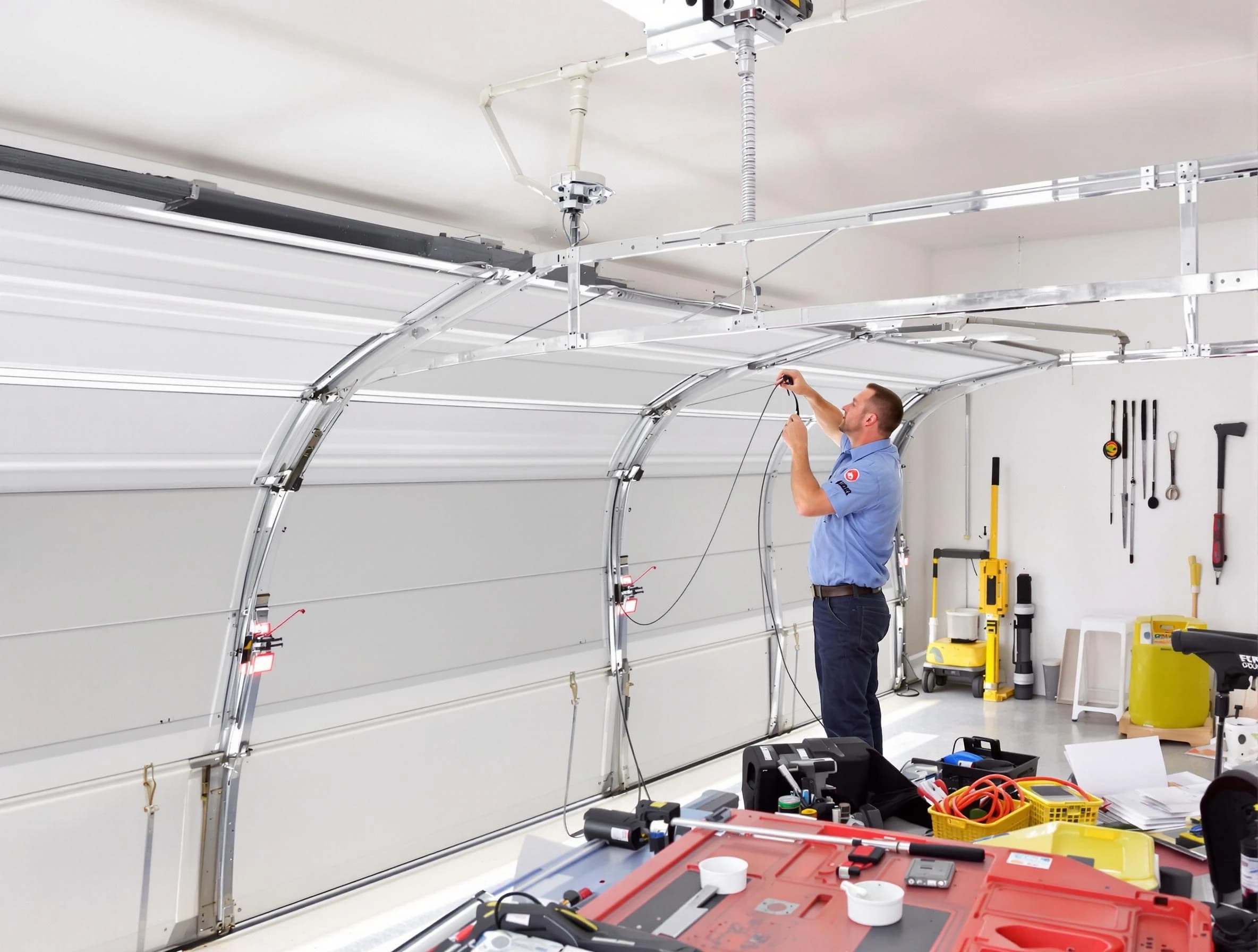 Garage door cable repair service by Bridgewater Garage Door Repair in Bridgewater