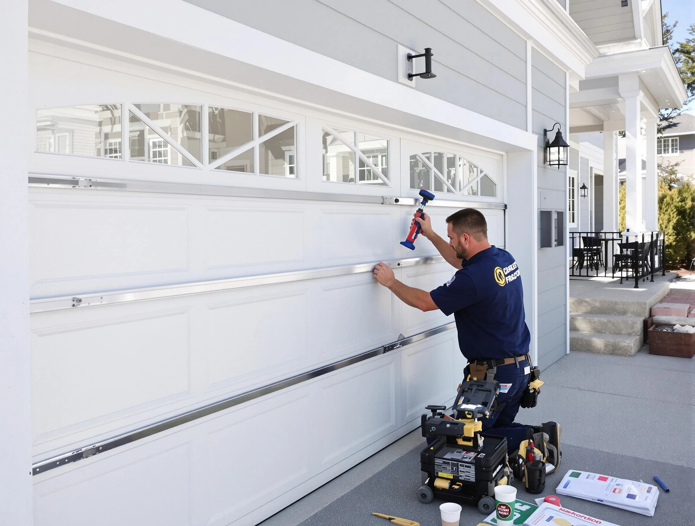 Professional garage door installation by Bridgewater Garage Door Repair in Bridgewater