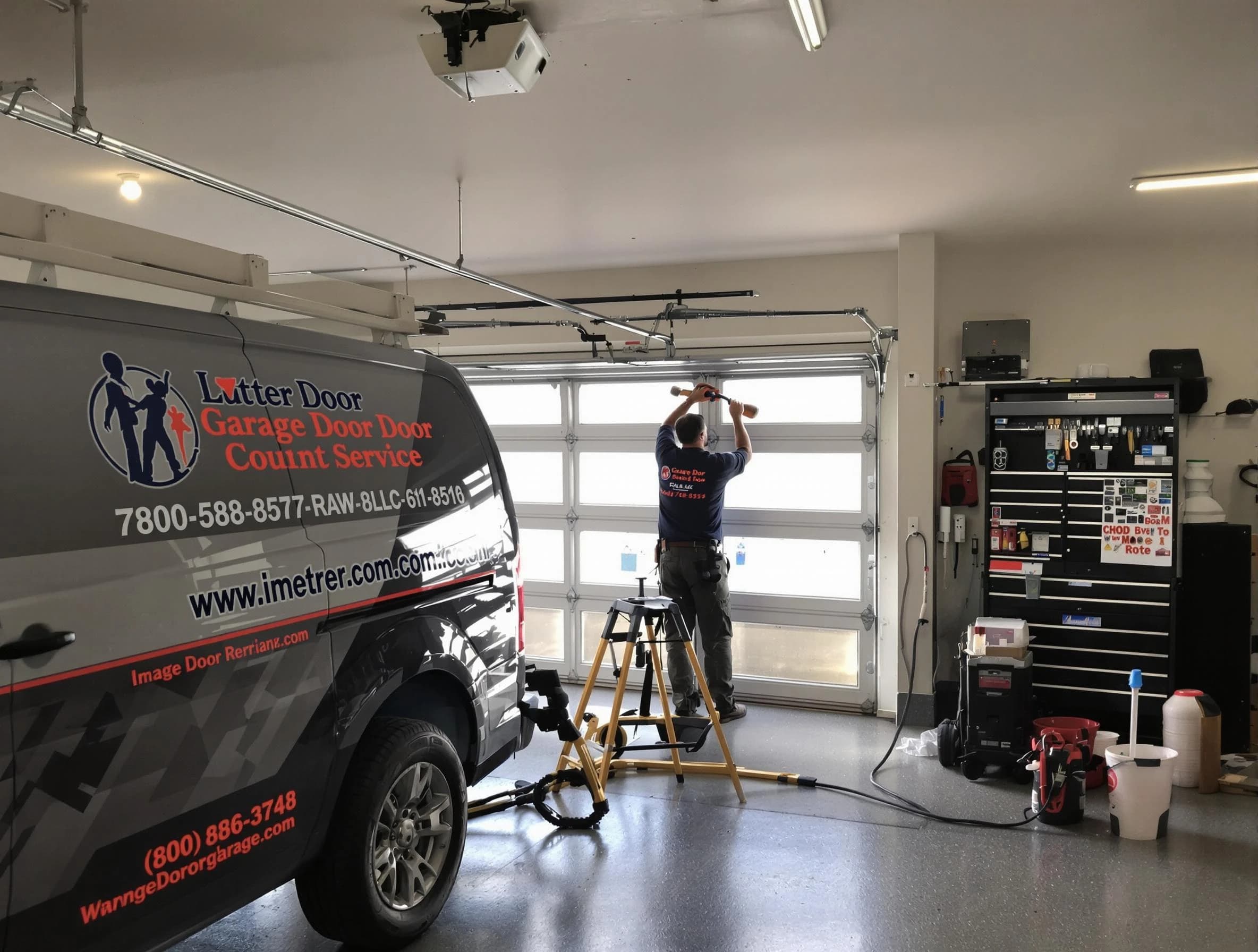 Bridgewater Garage Door Repair rapid response team performing same-day repair in Bridgewater